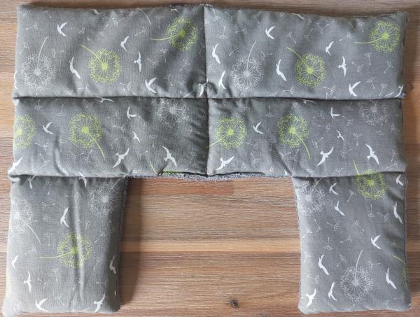 Nackenkissen mit Raps - grau